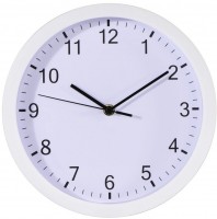 Pure Wanduhr weiß
