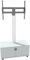 Maxila XL Motorisierter TV-Standfuß silber/grau