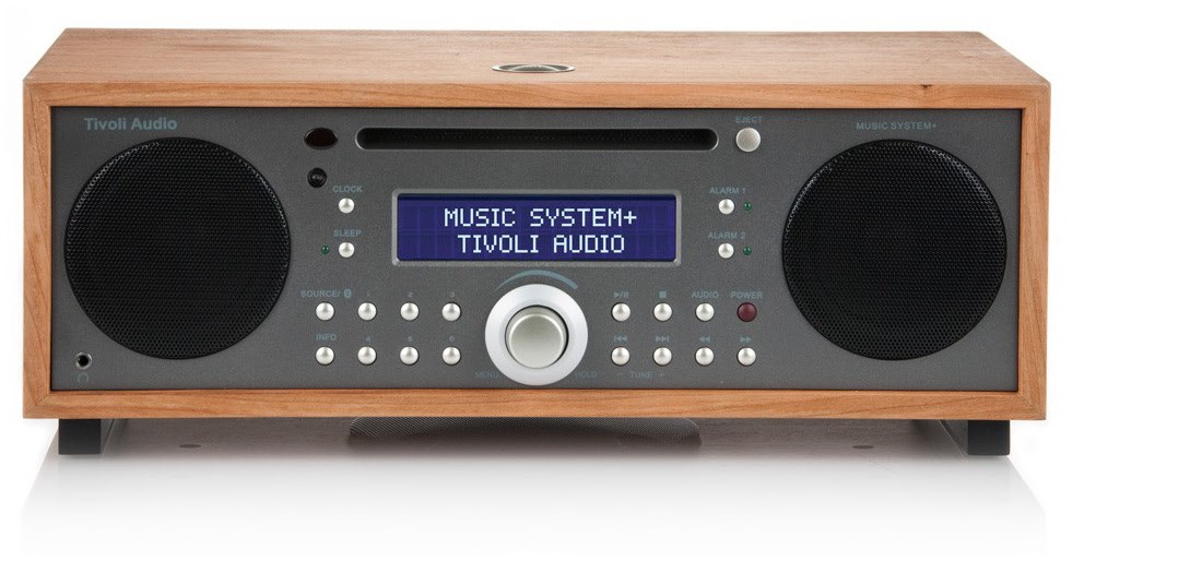 Image of Model Music System+ Hifi-System kirsch/taupe