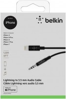 MixIT Lightning > 3,5 Kabel (1,8m) Lightning-Datenkabel schwarz