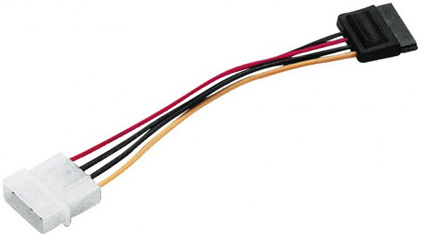 Strom. Ada. SATA 5,25 (0,2m) Laufwerk-Anschlusskabel