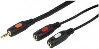 3,5mm Stecker <-> 2x 3,5mm Kupplung