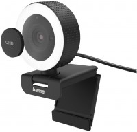 C-850 Pro Webcam mit Ringlicht und Fernbedienung schwarz