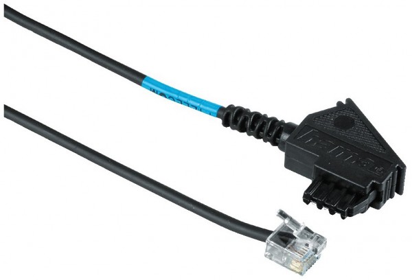ISDN-NTBA-Anschlusskabel, 6 m schwarz