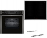 HLE310SIFP Herdset mit Induktionskochfeld bestehend aus E2ACH7AG4+M66SBX1M0+Z1608BX0 graphite grey/schwarz