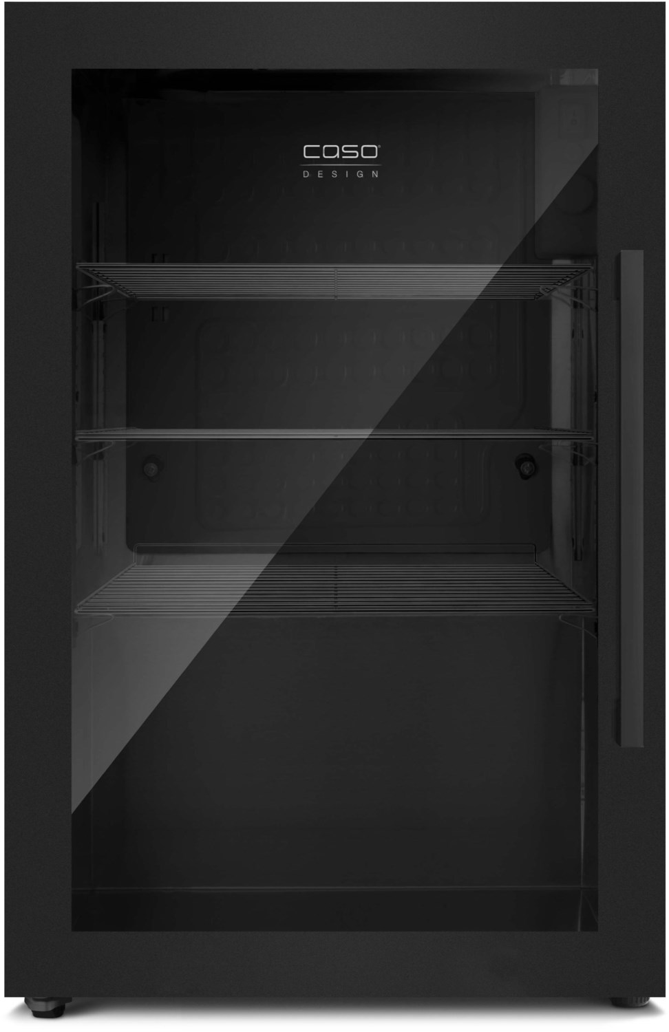 Caso BBQ Cooler Black S-L Tischkühlschrank Linksanschlag schwarz