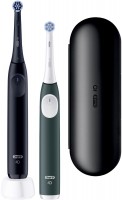 iO Series 2 mit 2. Handstück Elektrische Zahnbürste Night Black/Forest Green