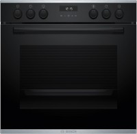 HEG237BB5 Einbau Elektro-Herd schwarz, 71 l, Pizza-Stufe, schnelles Vorheizen, Rückwand katalytisch beschichtet, 59,4 cm breit, A+, Serie 6
