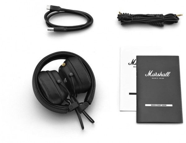 Marshall Major IV Bluetooth-Kopfhörer schwarz | EURONICS