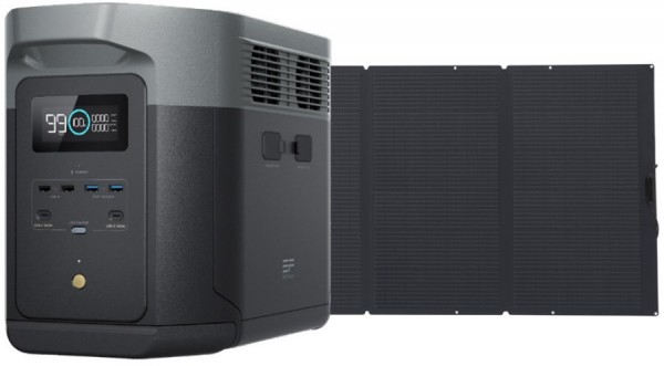 Delta 2 Max Bundle mobiles Solar-Komplettset inkl. 400W Solar Panel