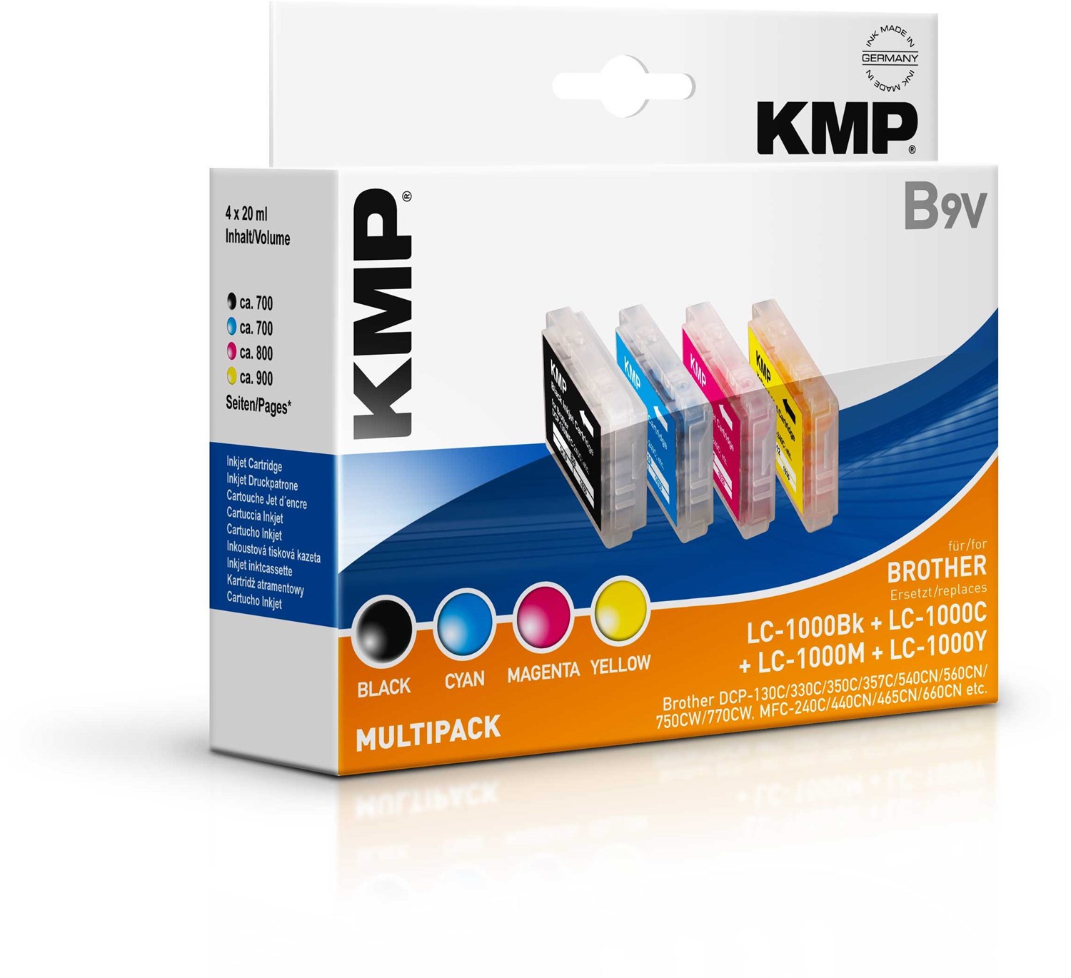B9V Multipack Tinten-Multipack 4-farbig
