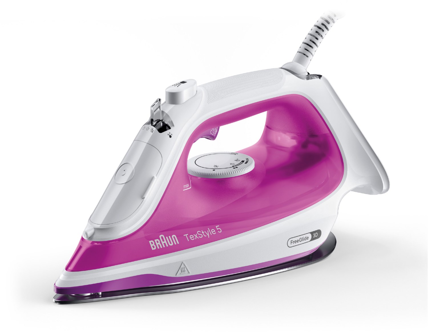 SI 3053 BL TexStyle 3 Dampfbügeleisen weiß/blau, 2400 W, 170 g/min Dampfstoß, 45 g/min Dampfproduktion, Keramik-Bügelsohle, 270 ml Wassertank
