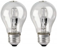 Glühlampe E27 46W (2St.) Halogen warmweiß