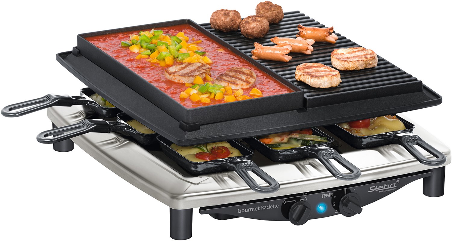 Steba Rc 4 Plus Deluxe Raclette Chrom