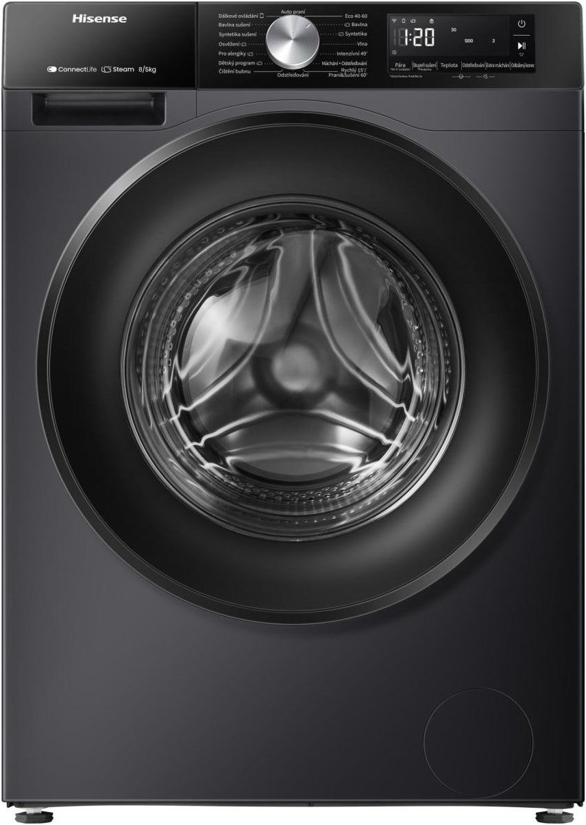 WD3S8043BB3 Stand-Waschtrockner schwarz