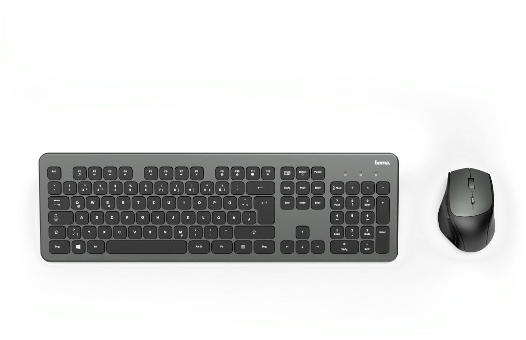KMW-700 Kabelloses Tastatur-Set anthrazit/schwarz