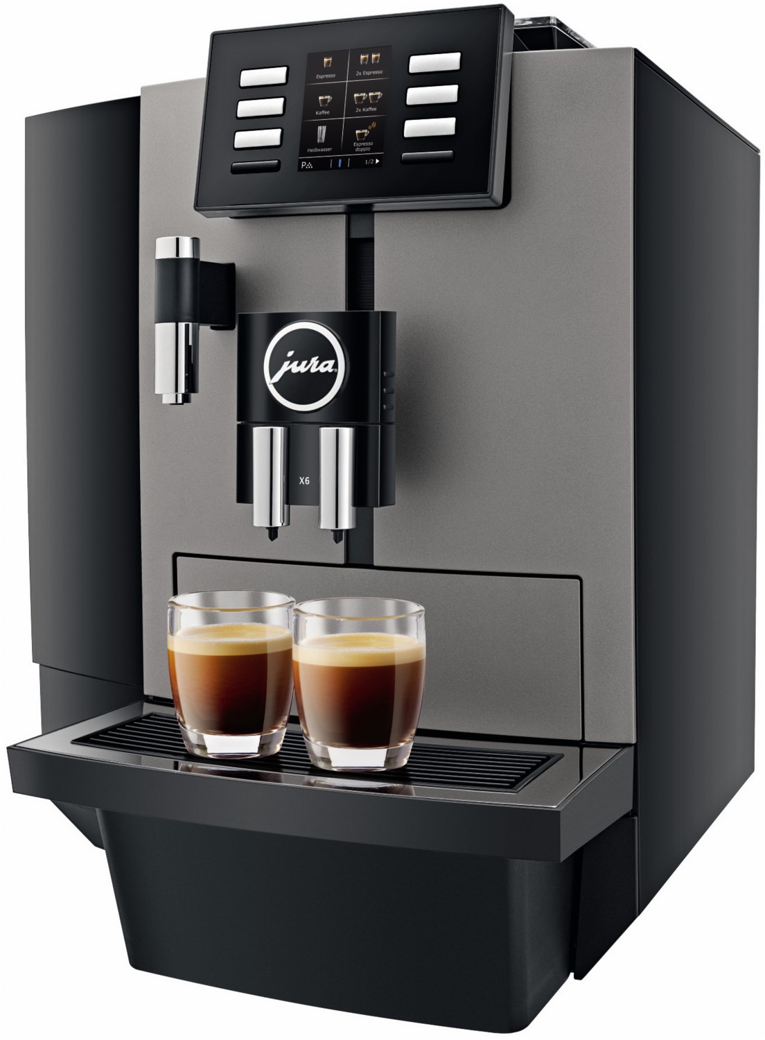 X6 Professional Kaffee-Vollautomat dark inox