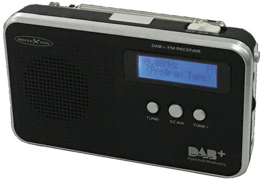 TRA5000D+ Portables Radio schwarz