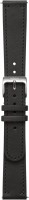 Leder-Armband (18mm) Ersatzarmband für Steel/Steel HR (36mm) schwarz