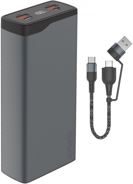 VoltHub Pro (26.800mAh) Powerbank gunmetal