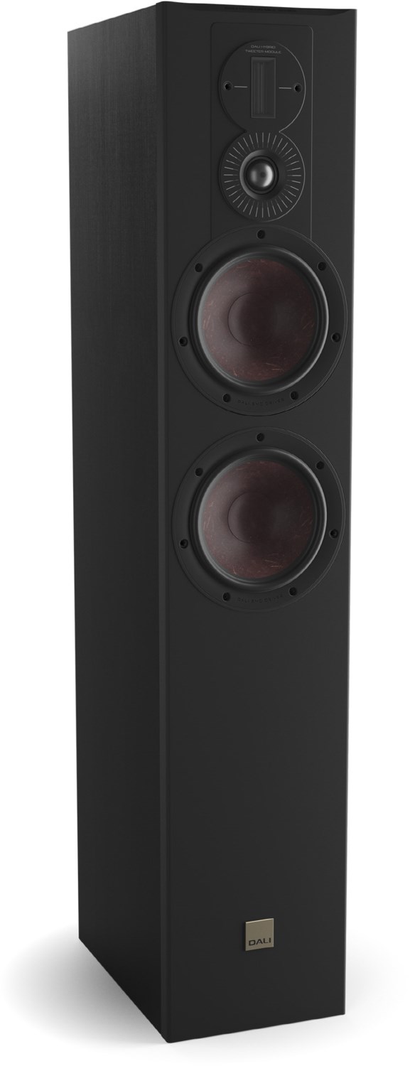 Opticon 8 MKII /Stück Stand-Lautsprecher schwarz seidenmatt/schwarz