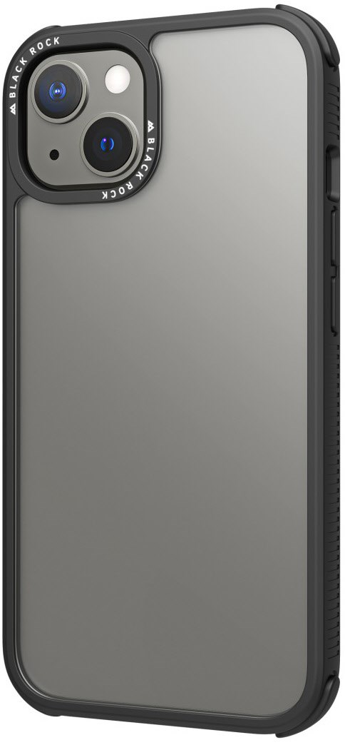 Cover Robust Transparent für iPhone 13 schwarz