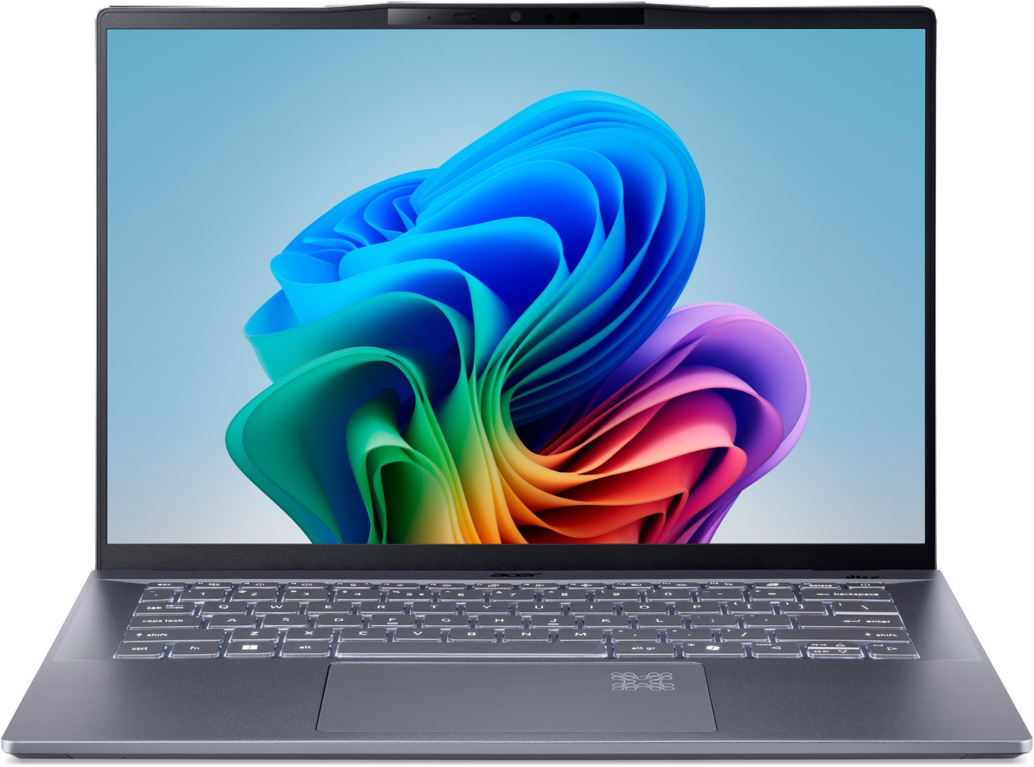 Swift 14 AI (SF14-11-X8MN) 36,83 cm (14,5") Notebook vapor silver, 16 GB RAM, 1000 GB SSD, Qualcomm Snapdragon X Plus, Windows 11, 2560x1600