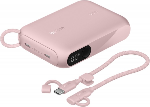 BoostCharge (10.000mAh) Powerbank pink