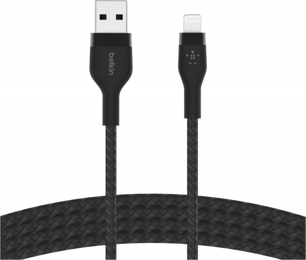 Pro Flex Lightning/USB-A Kabel (1m) schwarz
