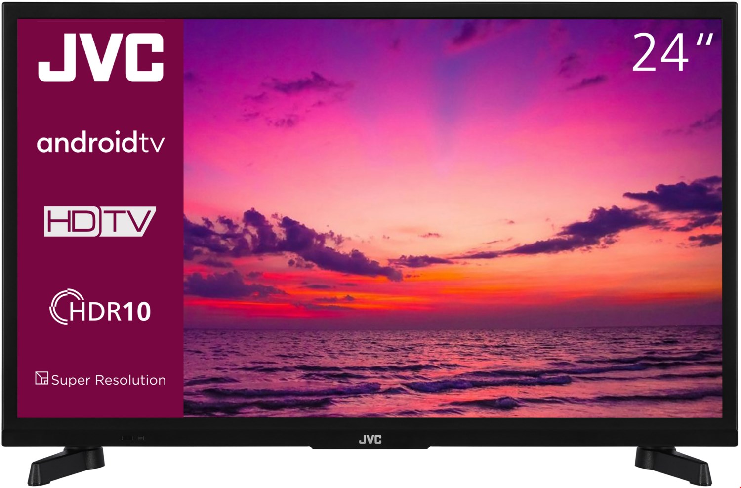 LT-24VH5455W 60 cm (24") LCD-TV mit LED-Technik weiß, HD Ready, Smart-TV, DVB-T2/DVB-C/DVB-S2