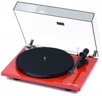 Essential III Plattenspieler hochglanz rot