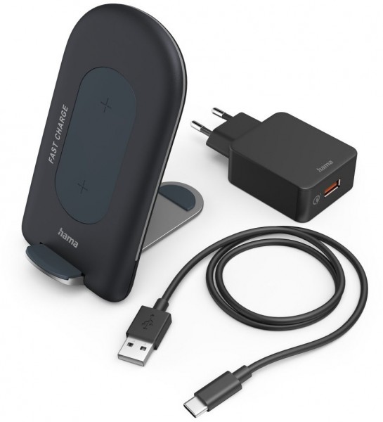 Wireless Charger-Set QI-FC15S anthrazit