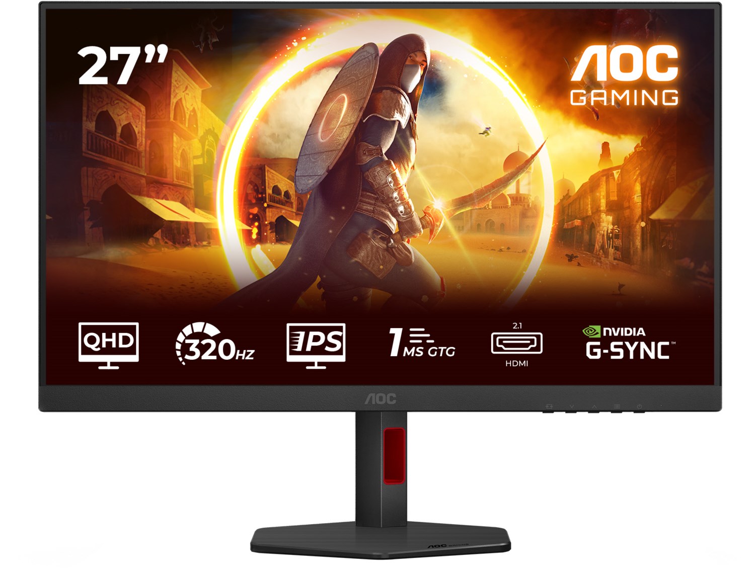 Image of 27" AOC Q27G4SRU - 2560x1440 (QHD) - 320Hz - IPS