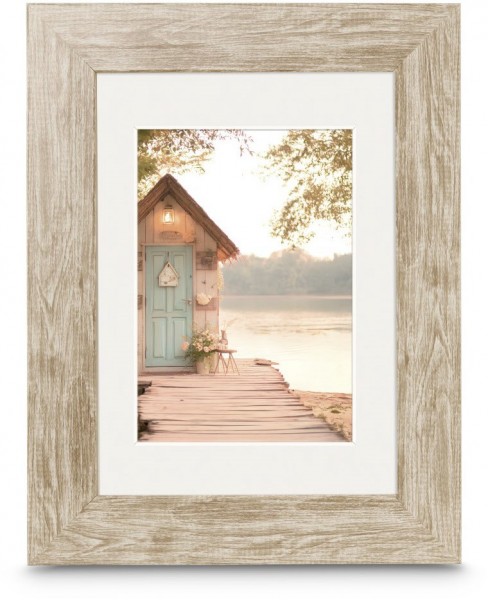 Kunststoffrahmen Cottage 15x20cm braun