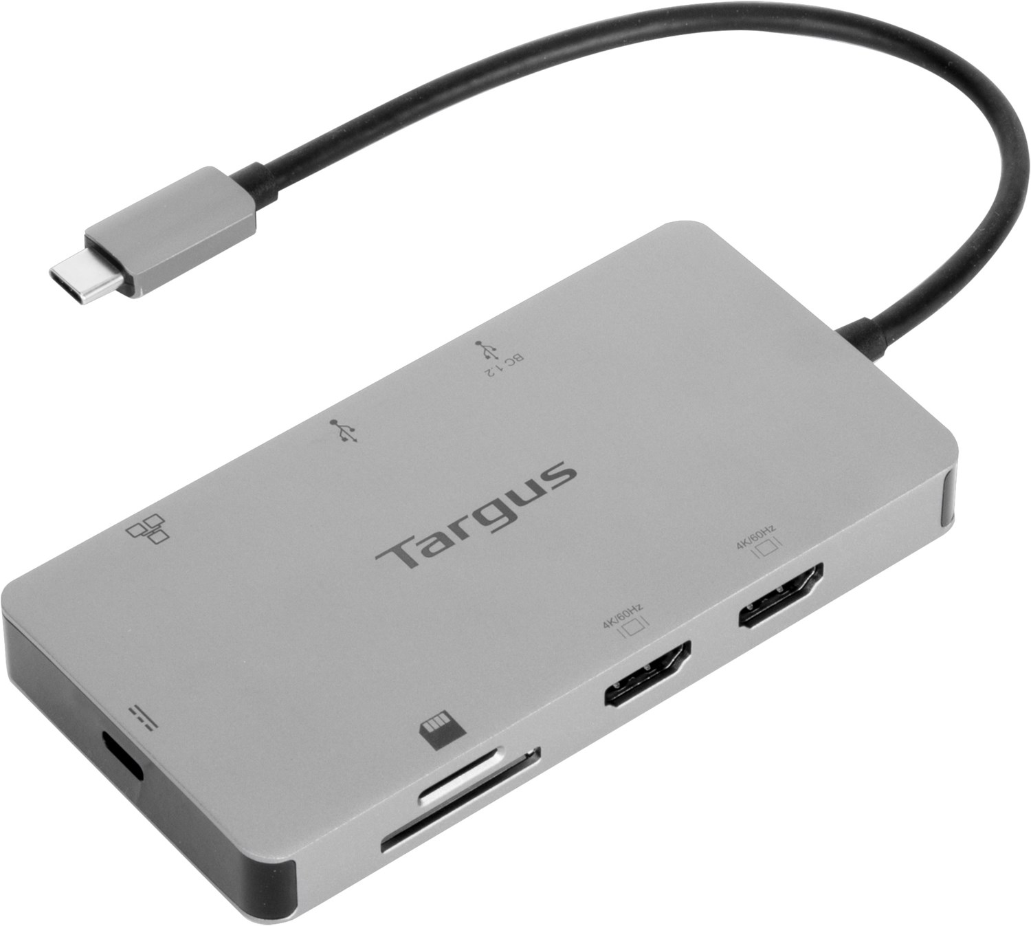 USB Type-C Dual HDMI Dockingstation silber