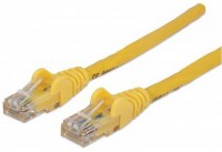 Patchkabel RJ45 U/UTP Cat6 (1 m) gelb Hebelschutz