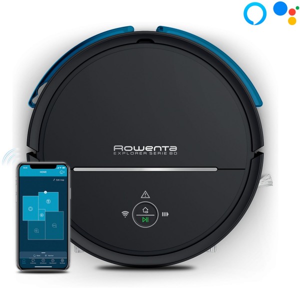 RR7755 Explorer 80 Animal Connect Staubwisch-Roboter schwarz