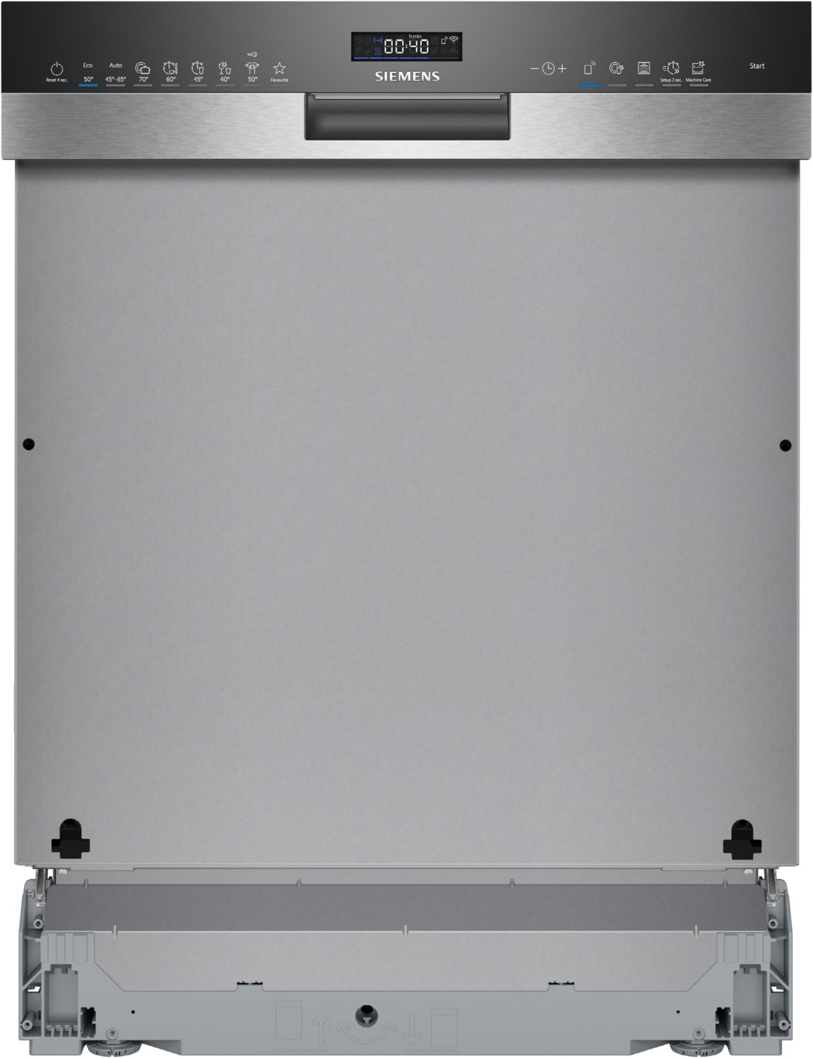 Siemens SN55ZS07CE iQ500 Teilintegrierter Geschirrspüler 60 cm - Gebürsteter Stahl