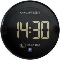 P-DISC NO2 Elektronische Parkscheibe mit dunklem Display schwarz