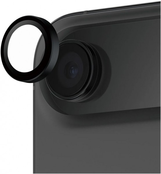Hoops Kameraschutzglas für iPhone Air schwarz