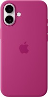 Silikon Case mit MagSafe für iPhone 16 Plus fuchsia