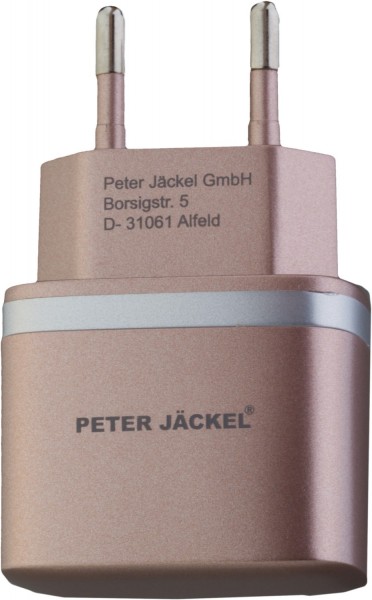 Premium USB Charger STYLE Reiseladegerät rosegold