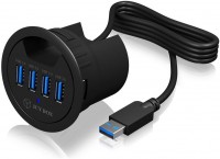 IB-HUB1403 USB 3.0 4-Port schwarz