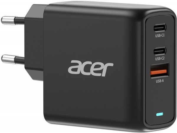USB/Dual USB-C GaN Charger (67W) inkl. USB-C Kabel (2m)