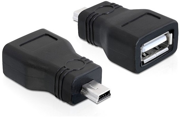 Wentronic USB 2.0 Winkeladapter - 90 Grad USB A Stecker Auf Buchse, 4er Set Schwarz