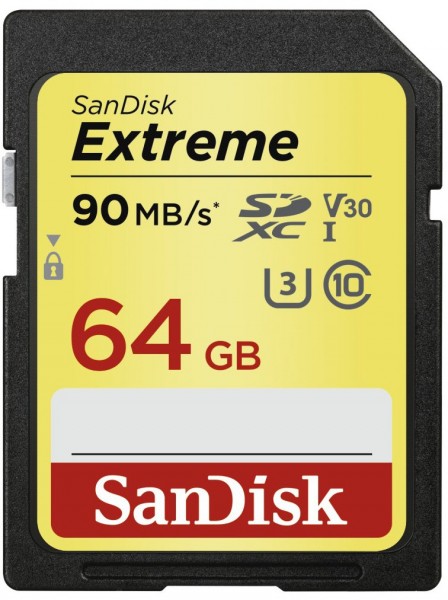 SDXC Extreme U3 (64GB) Speicherkarte