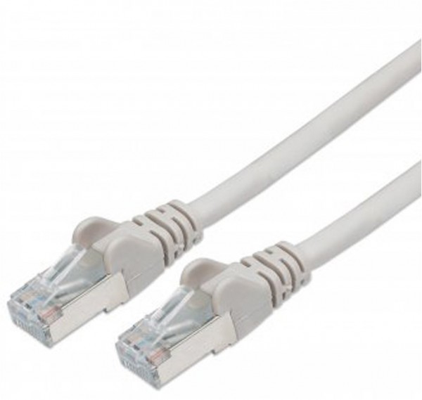 Patchkabel Cat6A CU S/FTP LSOH grau (15 m)