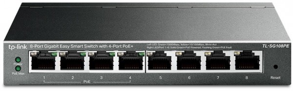 TL-SG108PE 8-Port Gigabit Ethernet Switch