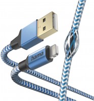 Reflective USB > Lightning (1,5m) blau