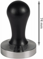Profi-Tamper "Pressare 58" plan Zubehör edelstahl/schwarz